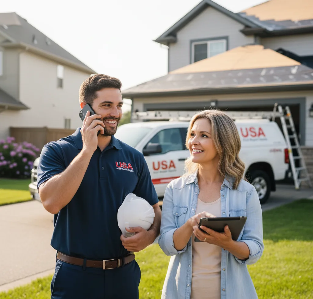 USA Roof Repair Experts customer support in Clawson